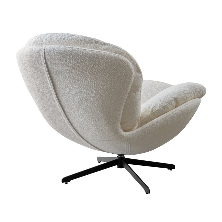 Obrotowy fotel tapicerowany COCO 360°