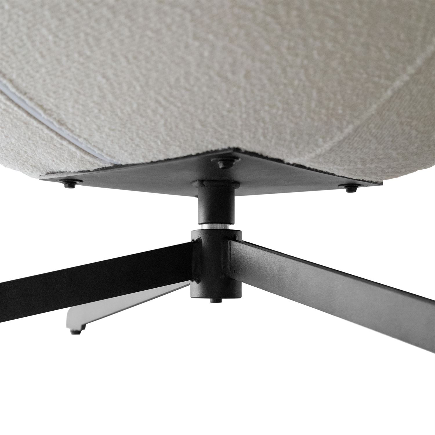 Obrotowy fotel tapicerowany COCO 360°