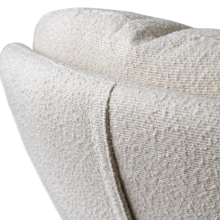 Obrotowy fotel tapicerowany COCO 360°