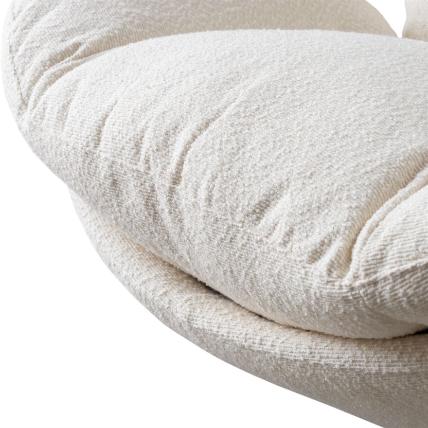 Obrotowy fotel tapicerowany COCO 360°