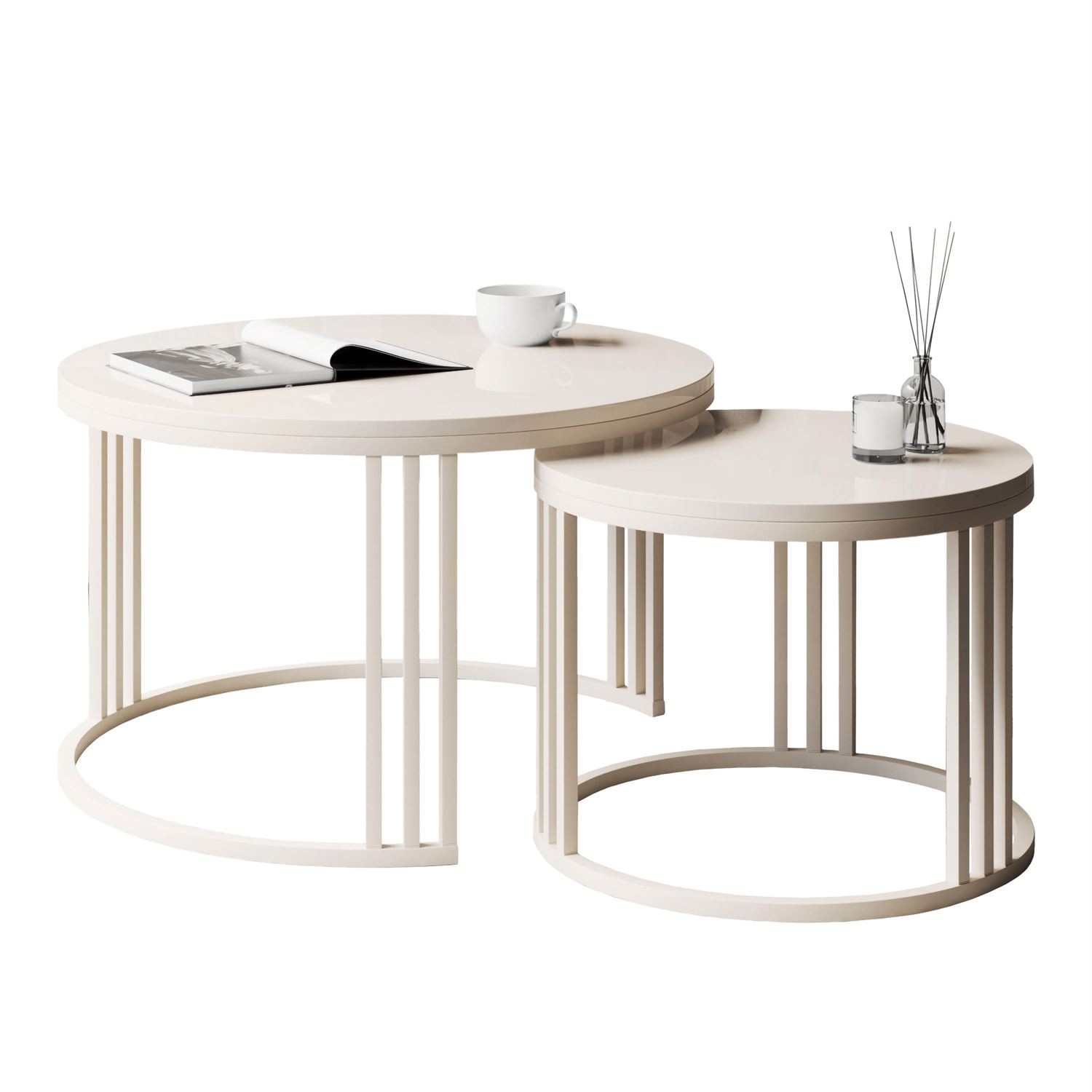 Stolik kawowy LORI 2w1 KASZMIR wysoki połysk