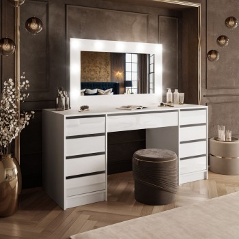 Toaletka MADA DOUBLE z oświetleniem LED