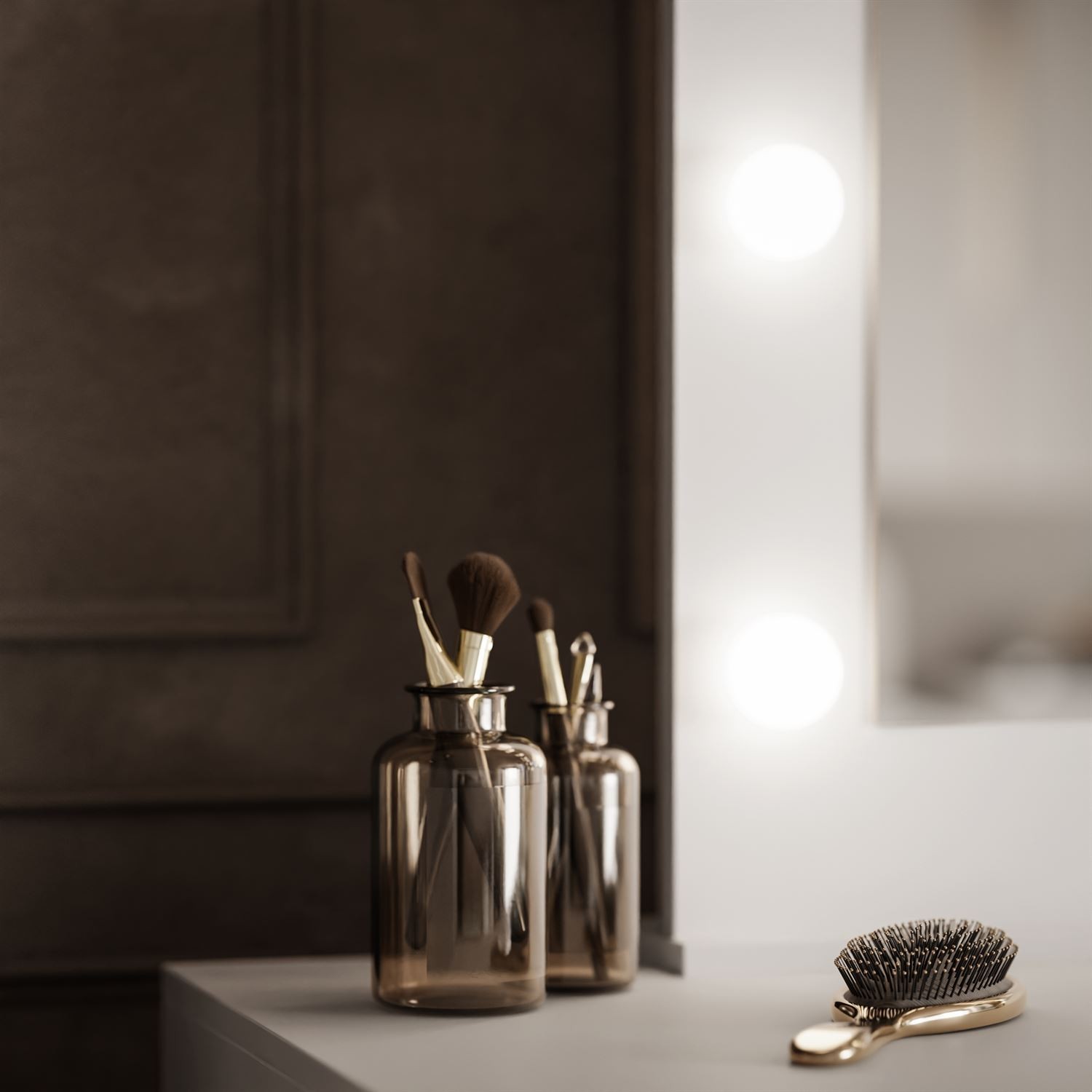 Toaletka MADA DOUBLE z oświetleniem LED