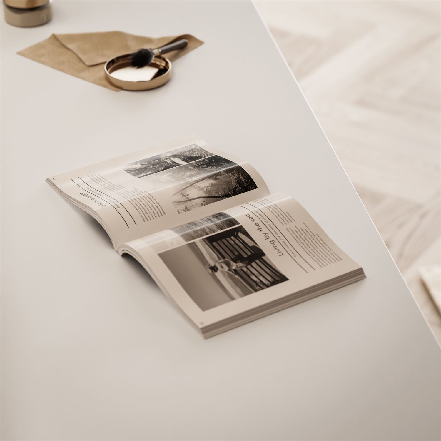 Toaletka MADA DOUBLE z oświetleniem LED