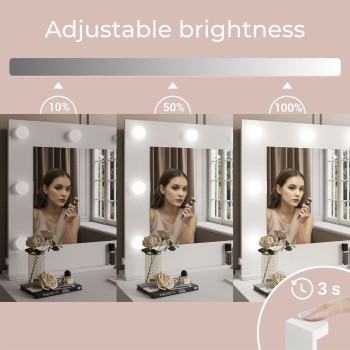 Toaletka MADA DOUBLE z oświetleniem LED