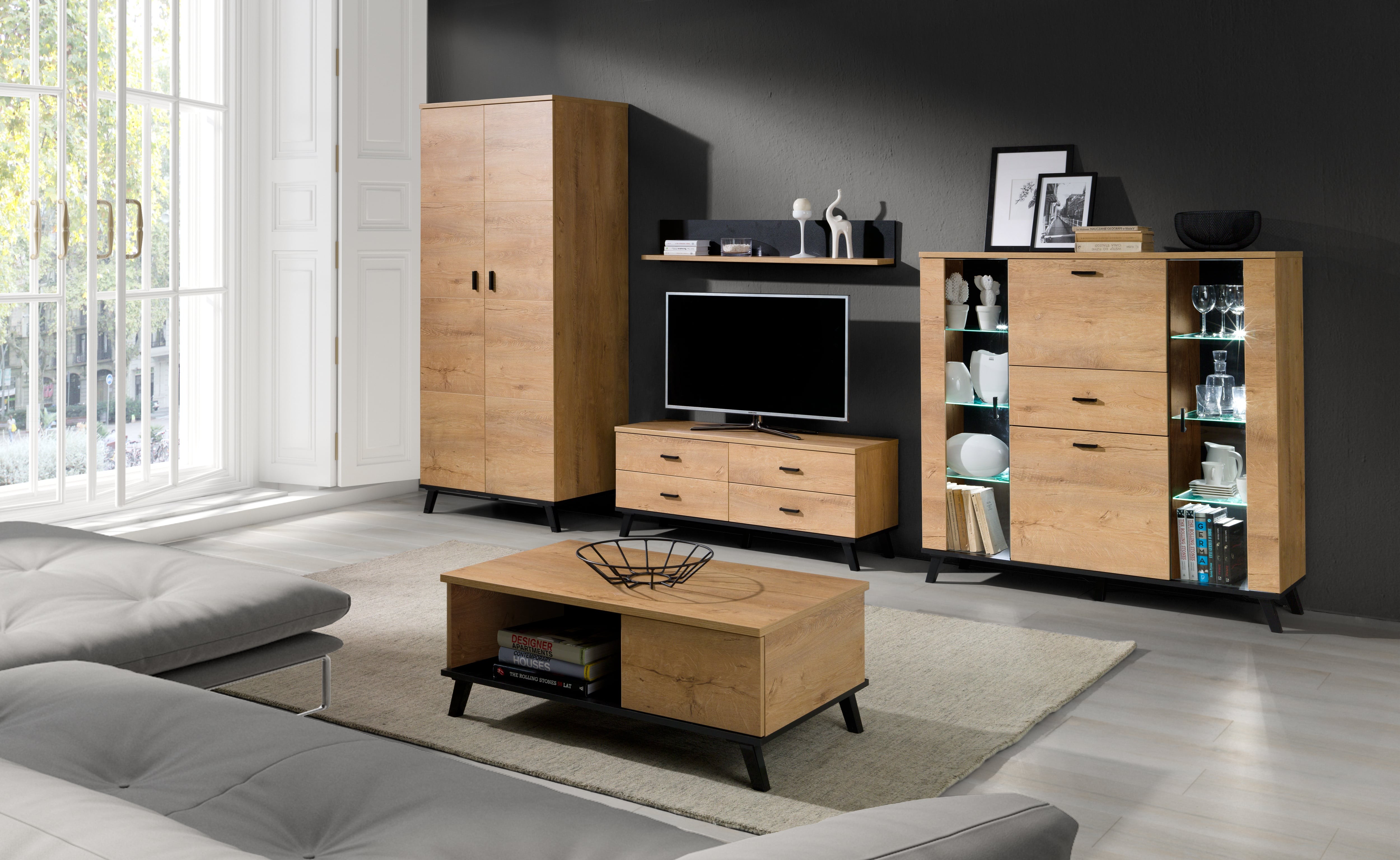 Witryna szeroka JOEL dąb lefkas