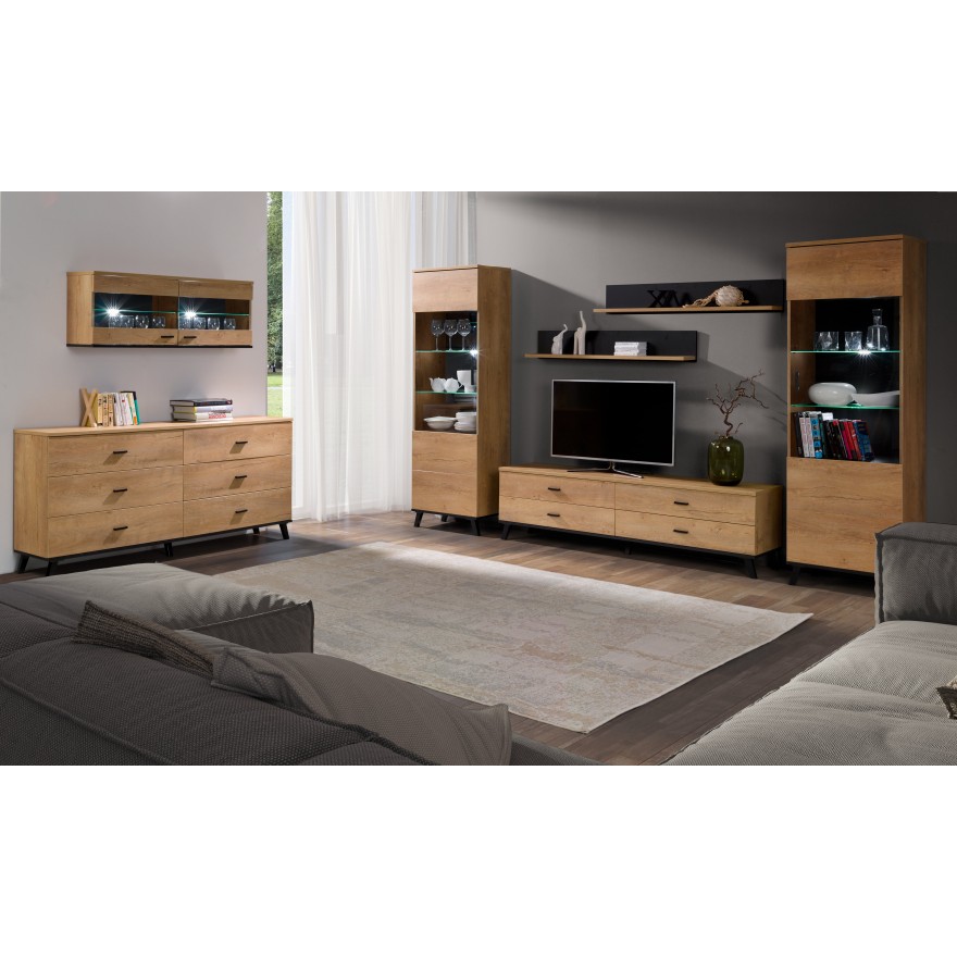 Witryna wisząca JOEL dąb lefkas