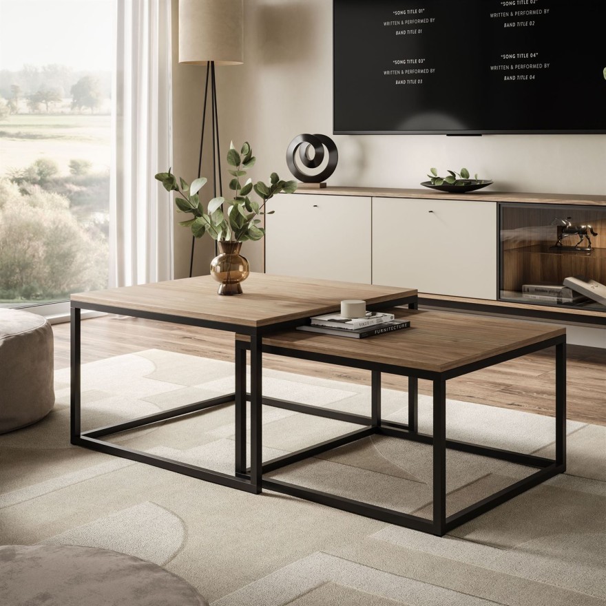 Zestaw stolików kawowych ISA 2w1