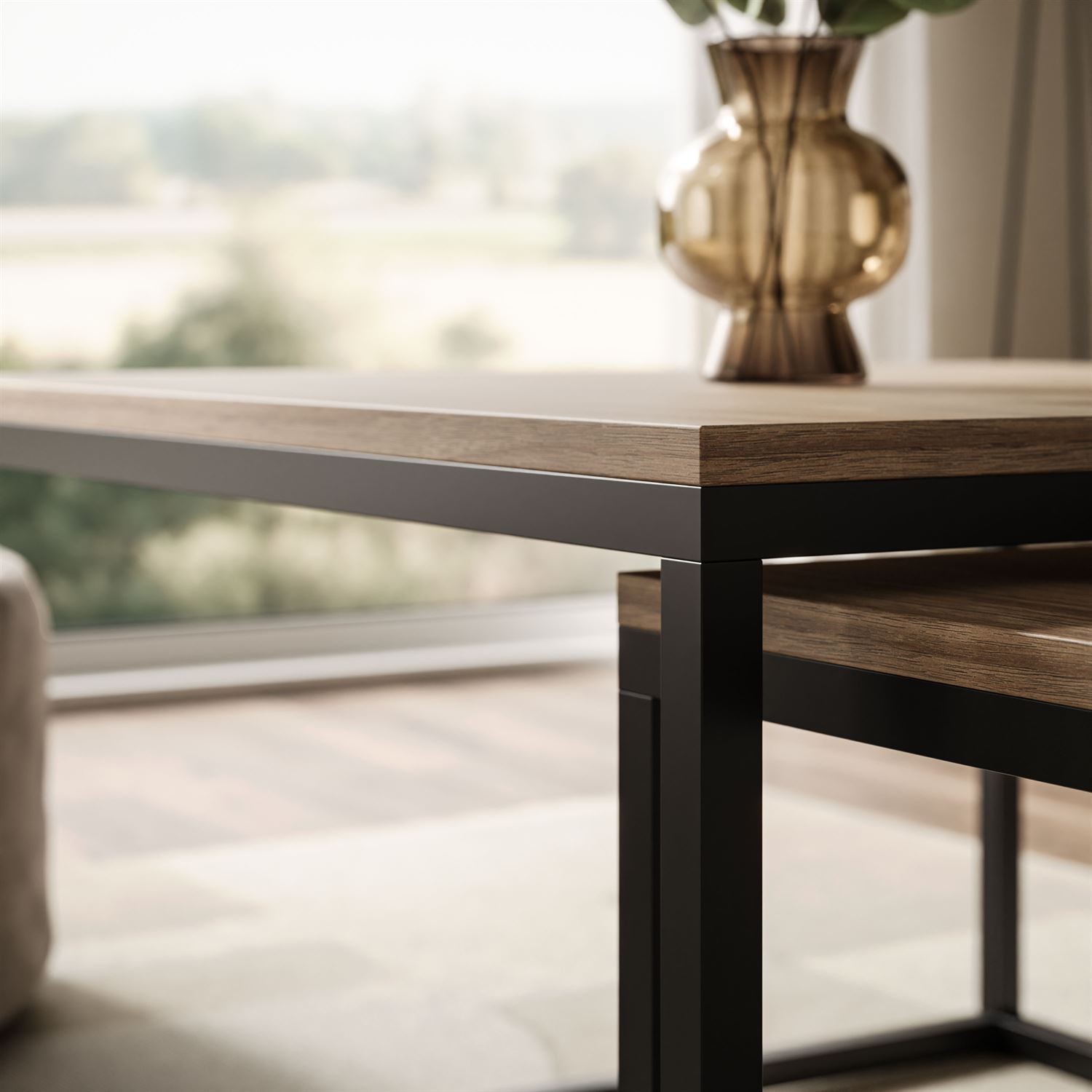 Zestaw stolików kawowych ISA 2w1