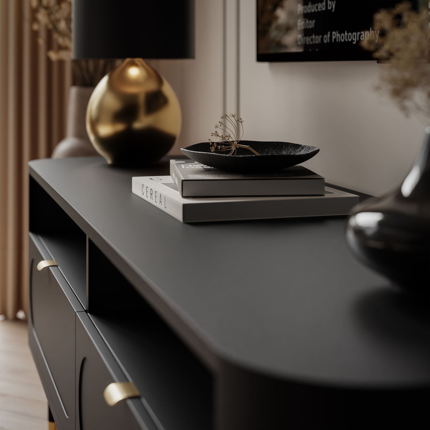 Szafka RTV SHADOW 2S z szufladami