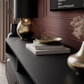 Szafka RTV SHADOW II 2S z szufladami