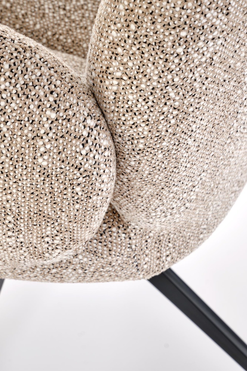 Tapicerowany fotel obrotowy 360° BERRY