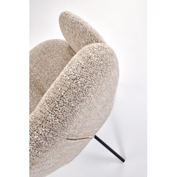 Tapicerowany fotel obrotowy 360° BERRY