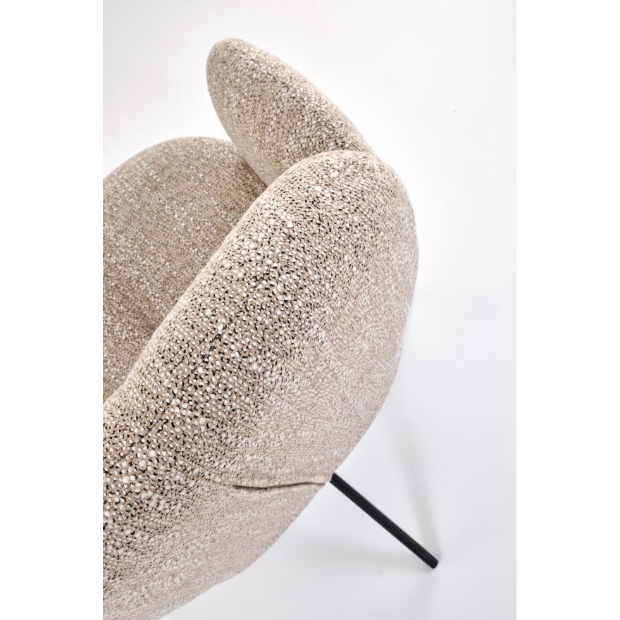 Tapicerowany fotel obrotowy 360° BERRY