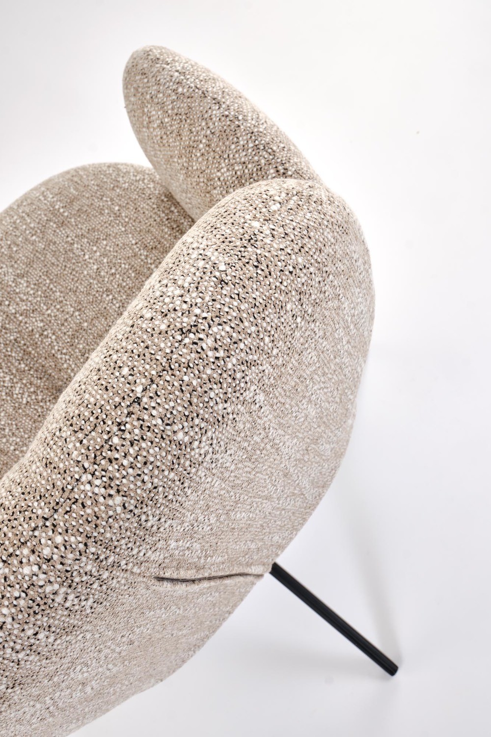 Tapicerowany fotel obrotowy 360° BERRY