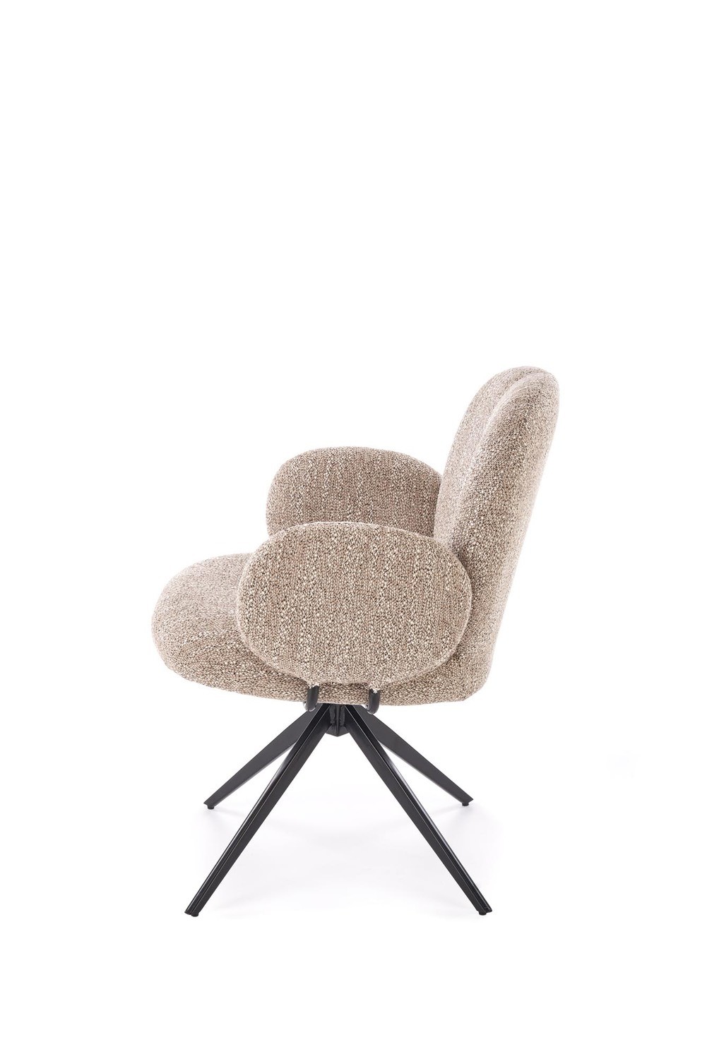 Tapicerowany fotel obrotowy 360° BERRY