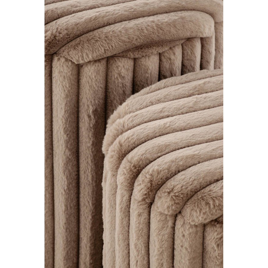 Zestaw puf tapicerowanych AUREA