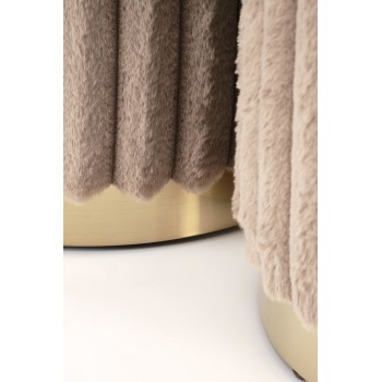 Zestaw puf tapicerowanych AUREA