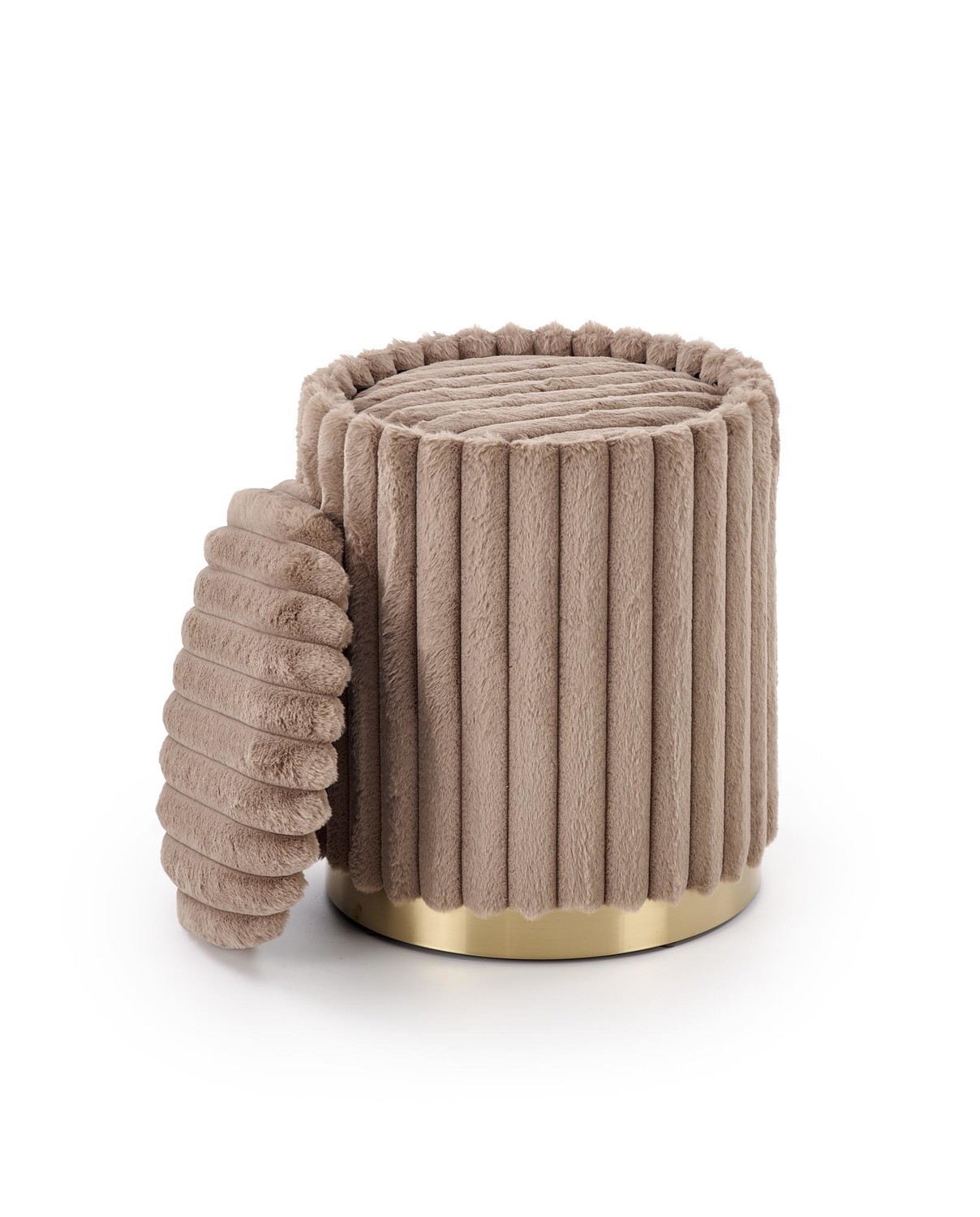 Zestaw puf tapicerowanych AUREA