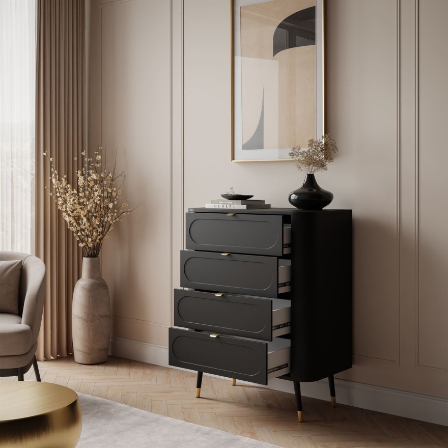 Komoda do sypialni 4S SHADOW z szufladami