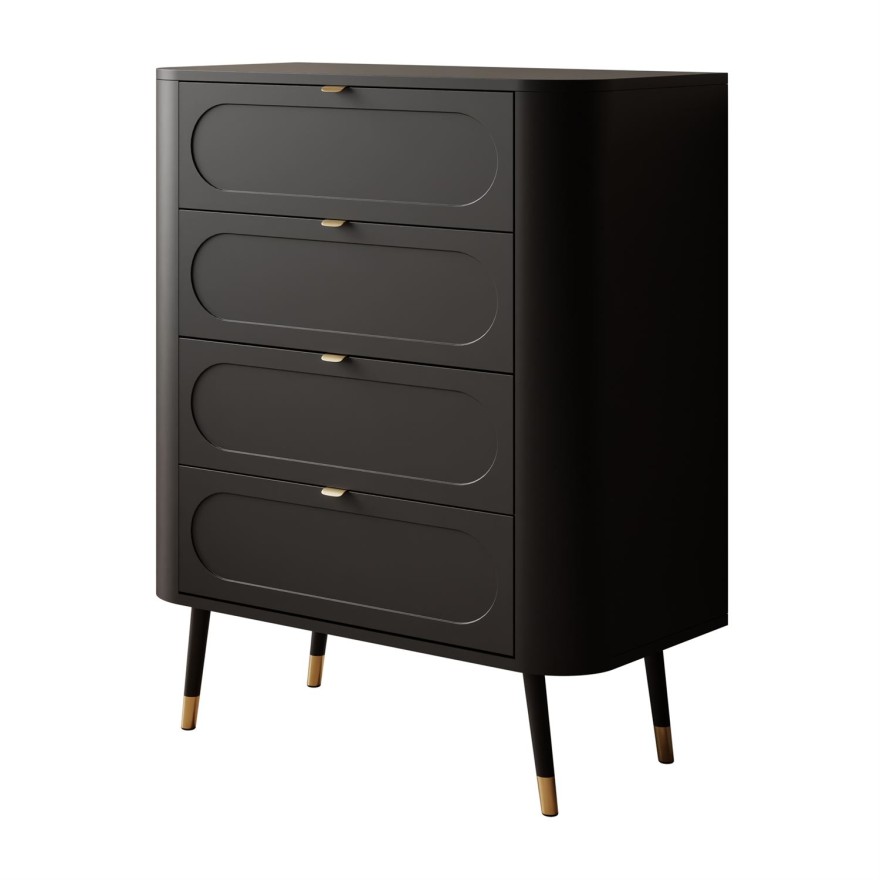 Komoda do sypialni 4S SHADOW z szufladami