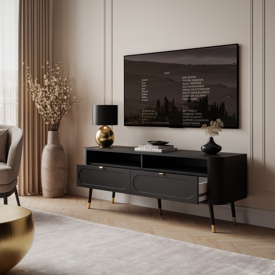 Szafka RTV SHADOW 2S z szufladami