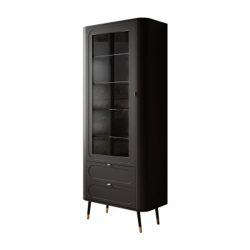 Przeszklona witryna SHADOW z półkami