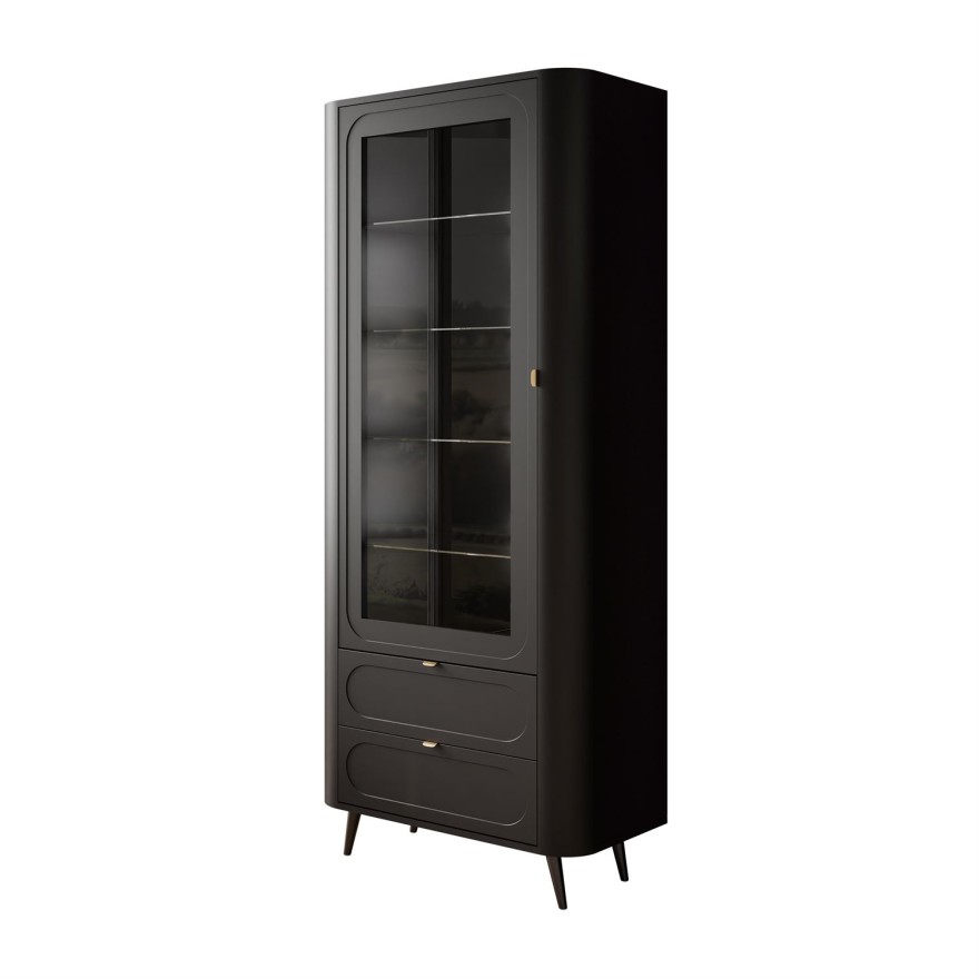 Przeszklona witryna SHADOW II z półkami