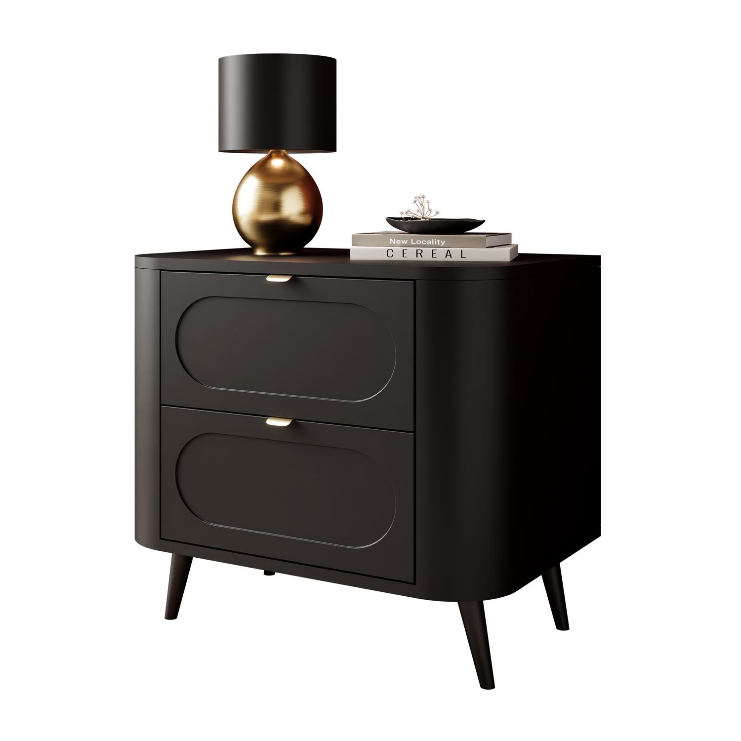 Szafka nocna SHADOW II 2S z szufladami