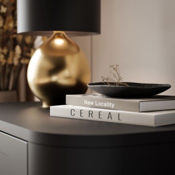 Szafka nocna SHADOW 2S na wysokich nóżkach