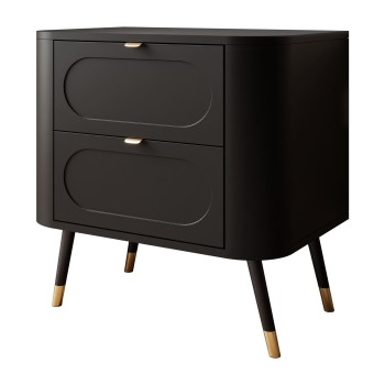 Szafka nocna SHADOW 2S na wysokich nóżkach