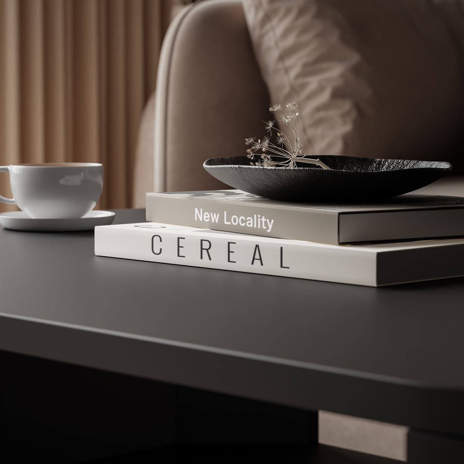 Stolik kawowy SHADOW z półką pod blatem