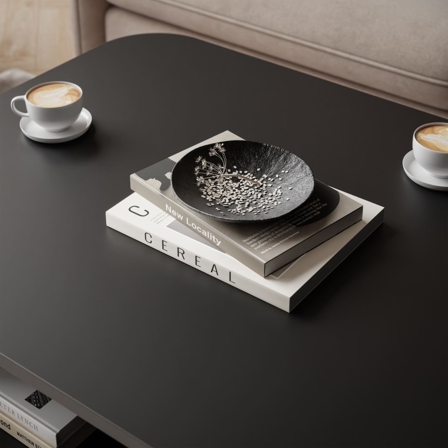 Stolik kawowy SHADOW z półką pod blatem