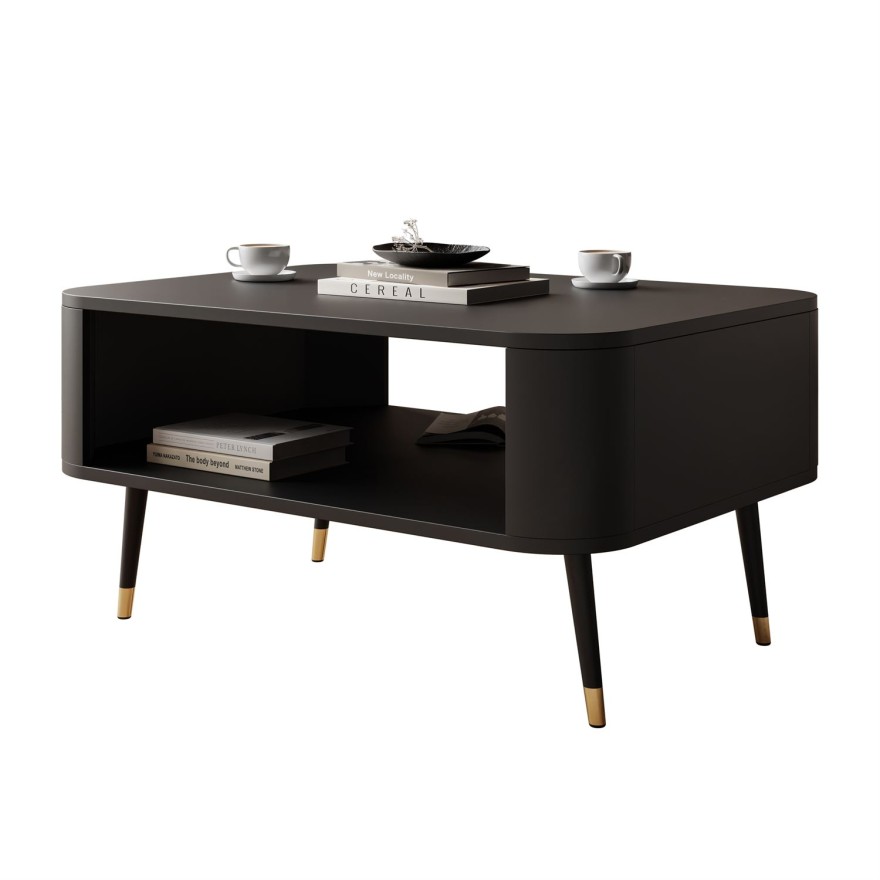 Stolik kawowy SHADOW z półką pod blatem