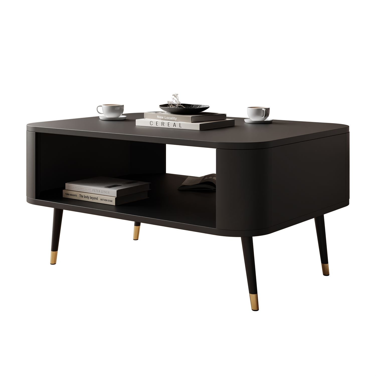 Stolik kawowy SHADOW z półką pod blatem