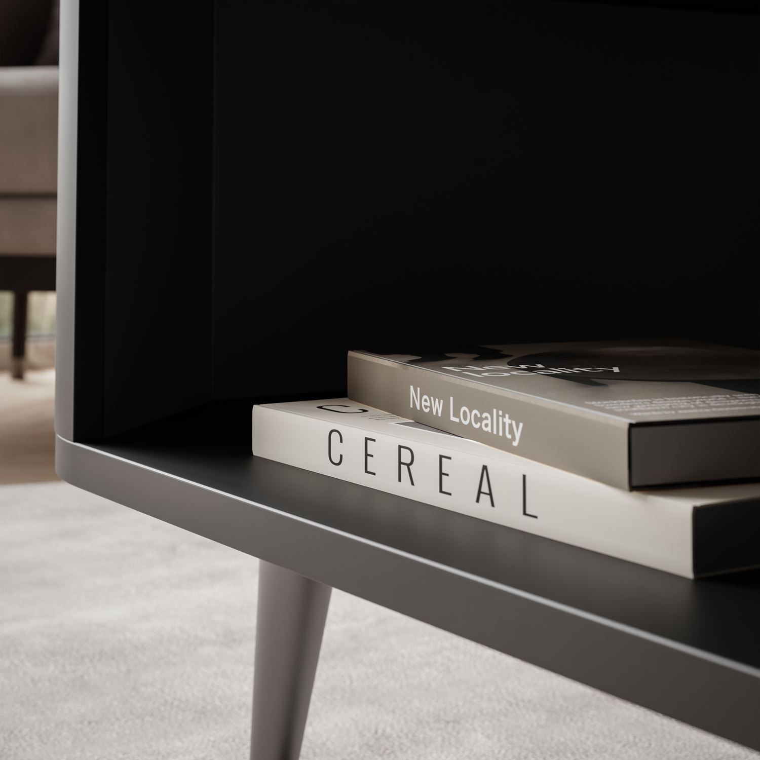 Stolik kawowy SHADOW II z półką pod blatem