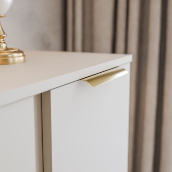 Komoda LINA KASZMIR 1D4S z oświetleniem LED na cokole