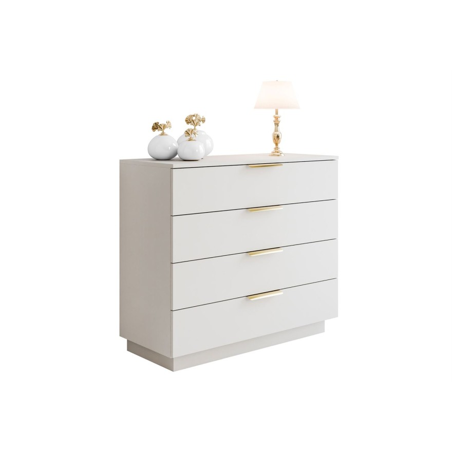 Komoda LINA KASZMIR 95 z oświetleniem LED na cokole