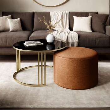 Stolik kawowy z pufą LORI...