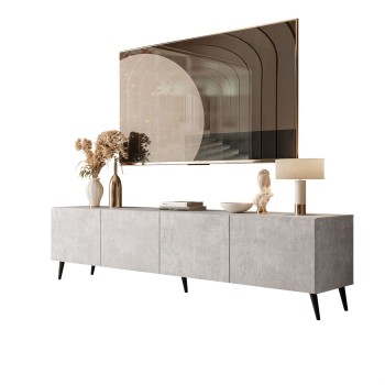 Szafka RTV COLGANTE BETON 200 cm na nóżkach