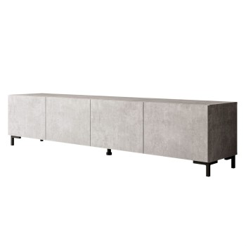 Szafka RTV COLGANTE BETON 200 cm na nóżkach