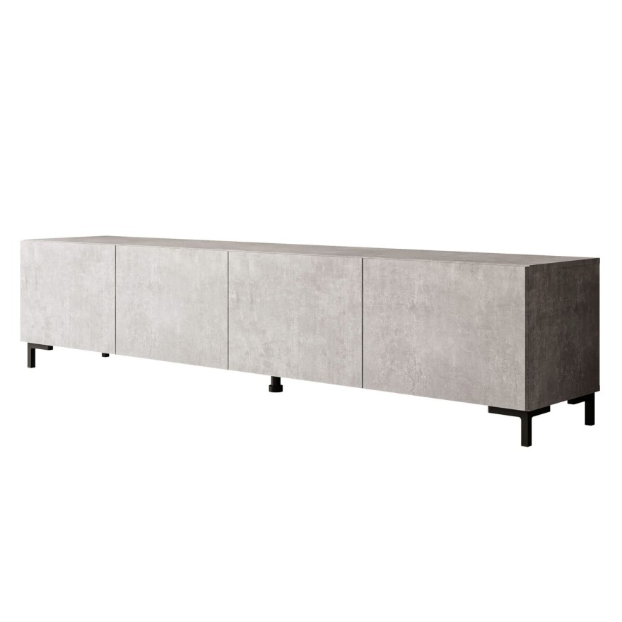 Szafka RTV COLGANTE BETON 200 cm na nóżkach