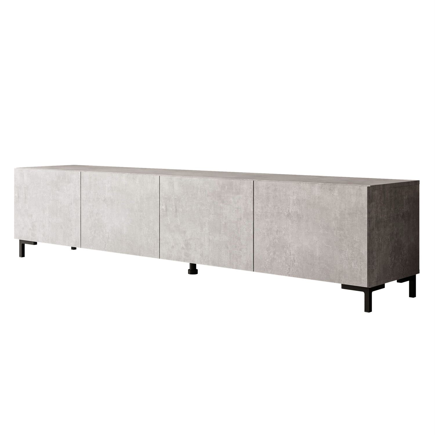 Szafka RTV COLGANTE BETON 200 cm na nóżkach