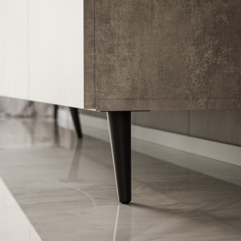 Szafka RTV COLGANTE BETON 200 cm na nóżkach