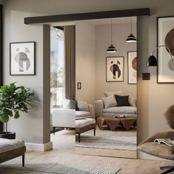 Drzwi przesuwne RICO II z lustrem