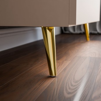 Komoda LINA KASZMIR 95 LED na wysokich nóżkach