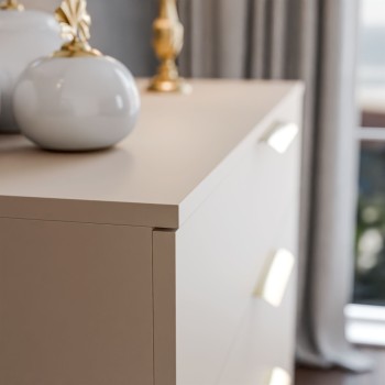 Komoda LINA KASZMIR 95 z oświetleniem LED na cokole