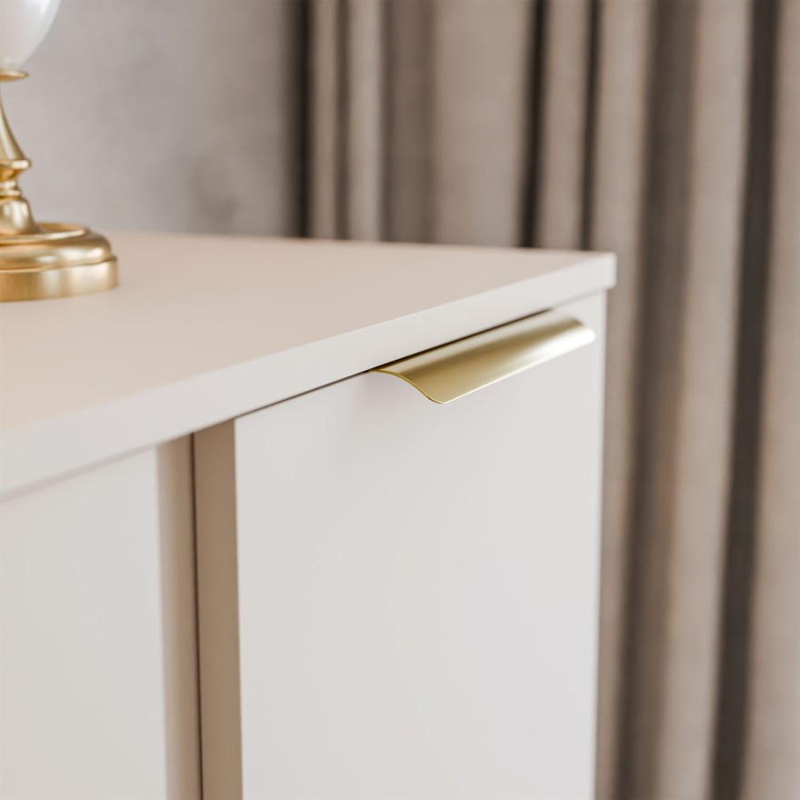 Komoda LINA KASZMIR 1D4S z oświetleniem LED na cokole