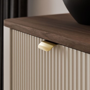 Komoda do salonu AUTUMN 3S na wysokich nóżkach