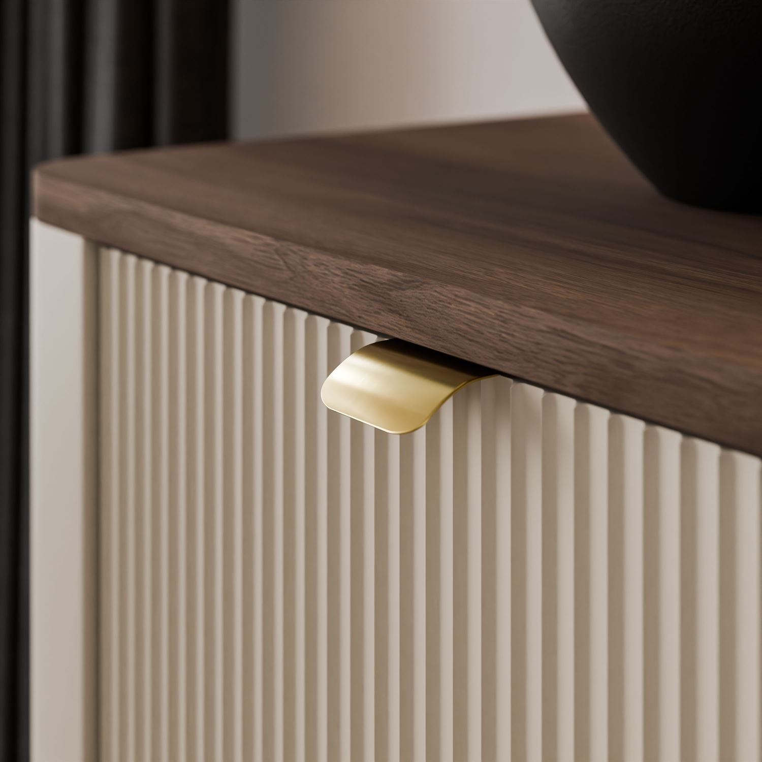 Komoda do salonu AUTUMN 3S na wysokich nóżkach